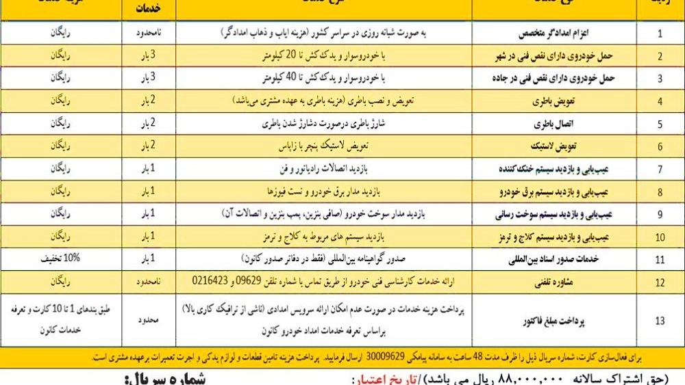 امداد خودرو قزوین، نماینده کانون جهانگردی و اتومبیلرانی استان قزوین