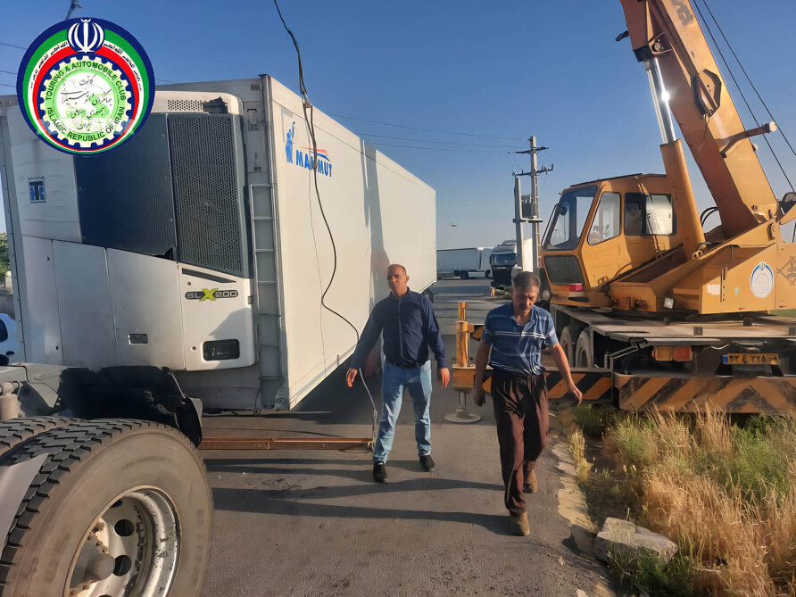 جرثقیل سنگین امداد خودرو قزوین