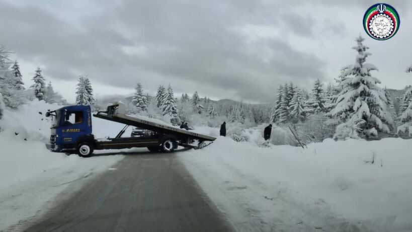 حمل خودرو با خودروبر در زمستان