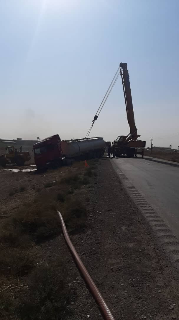 جرثقیل سنگین پلیس راه