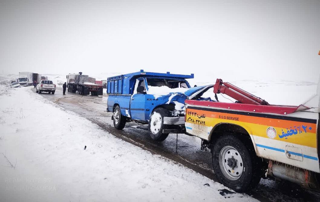 امدادخودرو زمستانی تاکستان